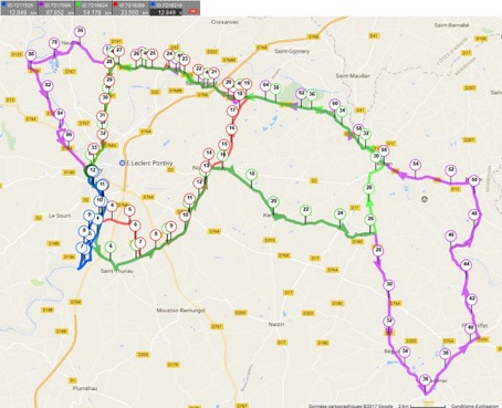 Parcours pontivyenne